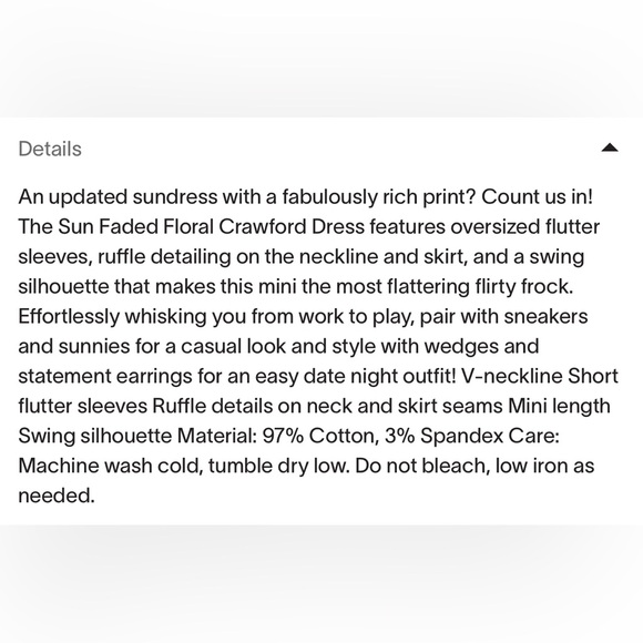 Tuckernuck Sun Faded Floral Crawford Dress - Picture 3 of 11